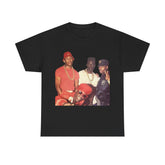 Retro Hip Hop Unisex Heavy Cotton Tee - Vintage Style Streetwear